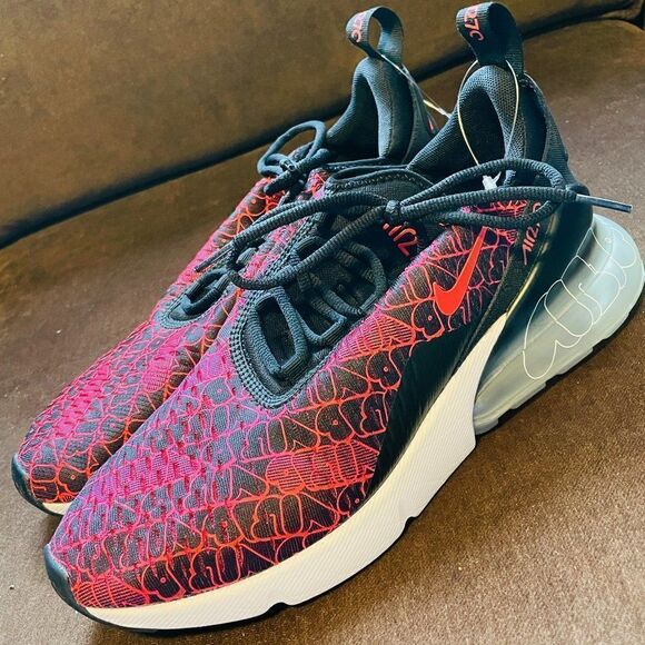 Unique Rare Air Max day 270 mens 8.5 US 42 solar red black Sample tags main image 9